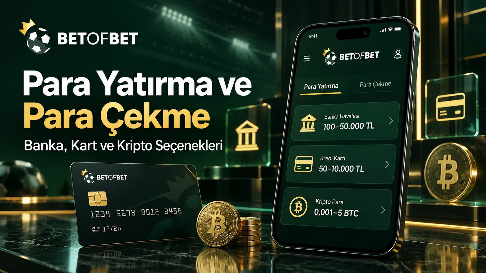 Betofbet para yatırma ve para çekme yöntemleri